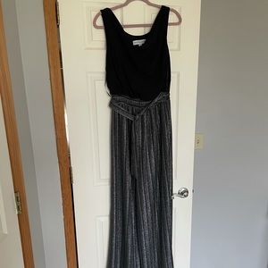 Black and silver jumpsuit